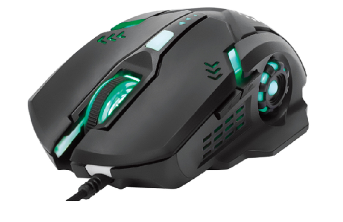 6D Design RGB Backlight 800-1200-1600-2000 DPI Switch Ergonomico Tastiere leggere Mouse Per giocatori Utenti di ufficio
