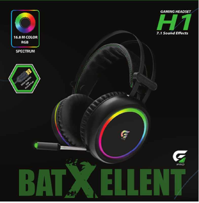 Bluetooth cuffie 16.8M Colori RGB 7.1 Effetti sonori 20Hz-20kHz Gamma di frequenza Φ50mm Altoparlante 6.0*5.0mm Microfono omnidirezionale Per giocatori