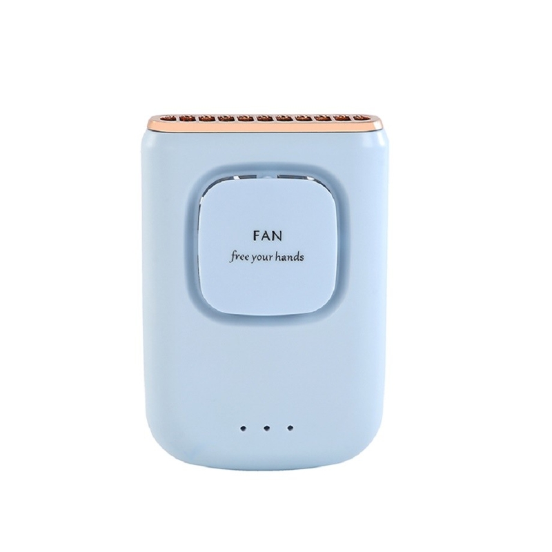 1200mAh Batteria 5V carica tensione Tipo-C carica 3 modalità regolabile portatile piccolo ventilatore in rosa o blu