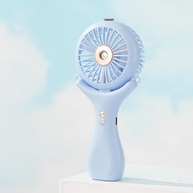 Batteria da 500mAh 2 ore di ricarica Tre velocità del vento 148g Leggero Pallone da scrivania 3 in 1 Nano Spray Fan