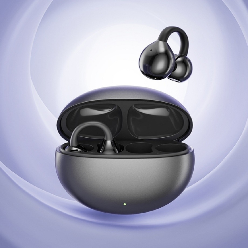 BT 5.4 3D Ergonomic Design Bluetooth cuffia cuffia fino a 5 ore per chiamata Pressione uniforme in nebbia viola latte tè pelle ossidiana nero