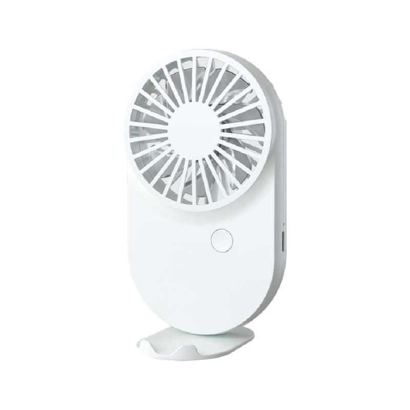 Rosa Bianco Blu Candy Design Ventilatori portatili 115g Con cordone e base 3 Velocità del vento 500mAh Batteria Tipo-C Ricarica rapida