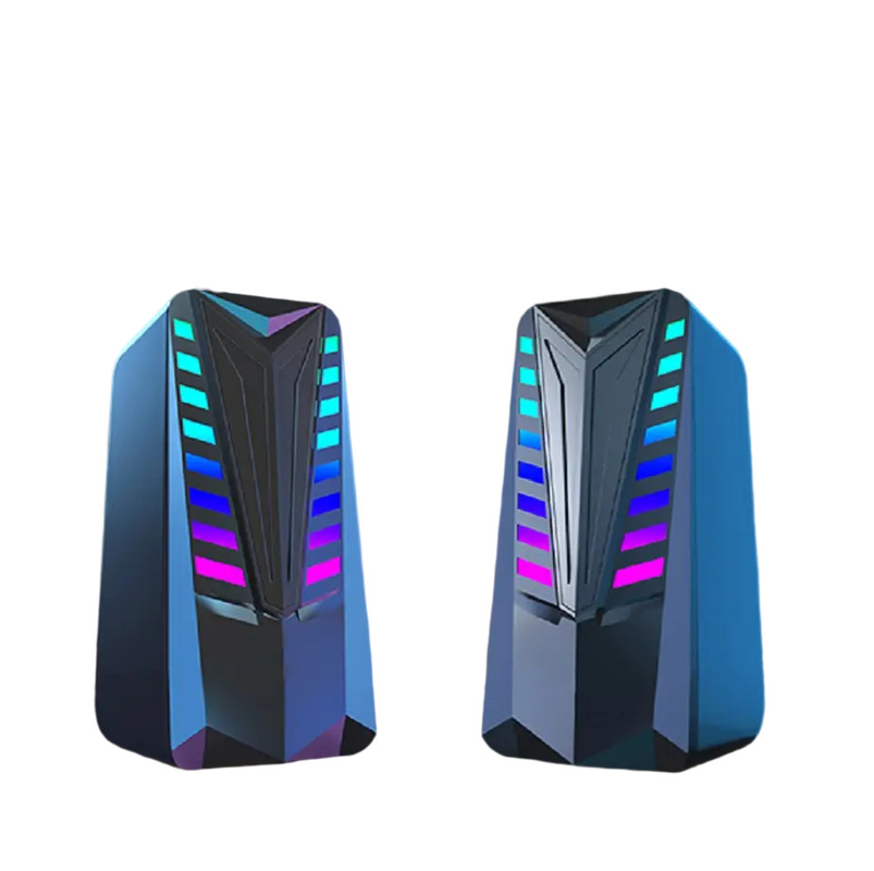 3W×2 RMS 2,5-inch Dual Speakers 35Hz-16KHz Puntiglia di risposta per potenza / volume Touch Mode Switching Effetti luminosi personalizzabili