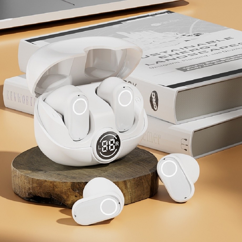 Auricolare Bluetooth Auricolare 5.4 4-5 Ore Per Carica 600mAh Cassa 4.8g 2.8×2.5×1.8cm Optimizato Mic Mic Colori Dinamici