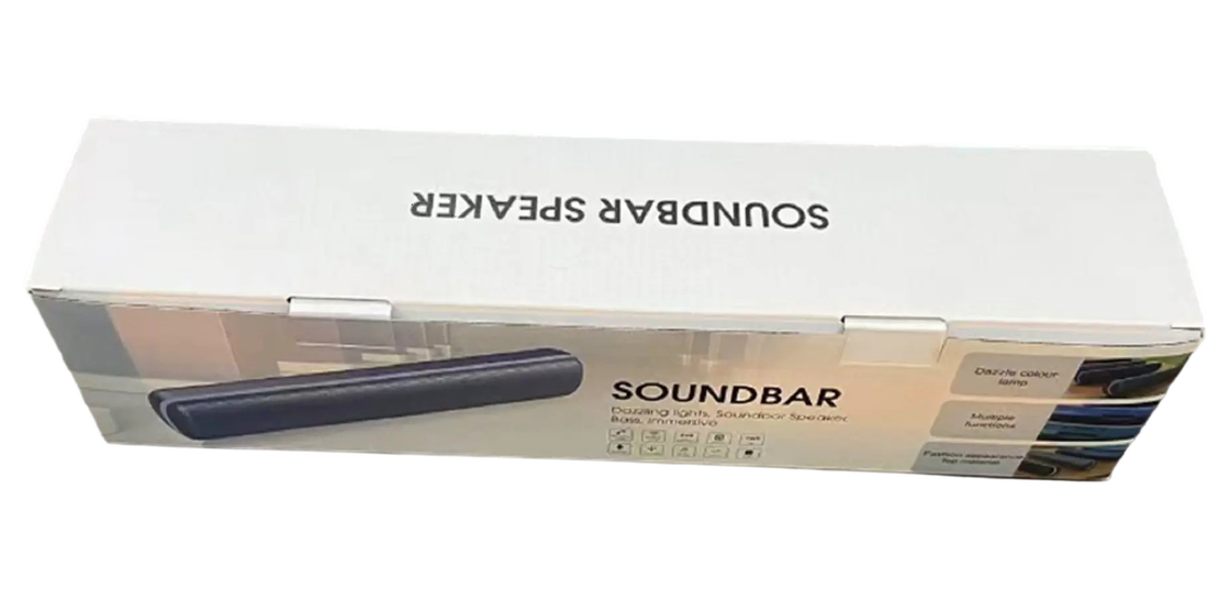 10W×2 Stereo Output ABS Iron Mesh 40cm Compatto 4000mAh Batteria Bluetooth altoparlanti per 5-6 ore di riproduzione Bluetooth 5.3 Con accoppiamento TWS