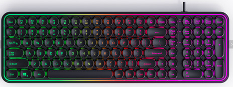 Batteria 1800mAh Tastiere Mouse Combos 370g Supporta 2.4G Wireless E Bluetooth Dual-mode Colorevole retroilluminazione RGB Per giocatori Lavoratori di ufficio Studenti