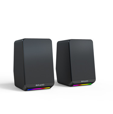 3W RMS Power Dual 2 pollici altoparlanti SNR >30dB 0.46kg RGB Illuminazione Controllo del volume in linea 5V DC Input per desktop
