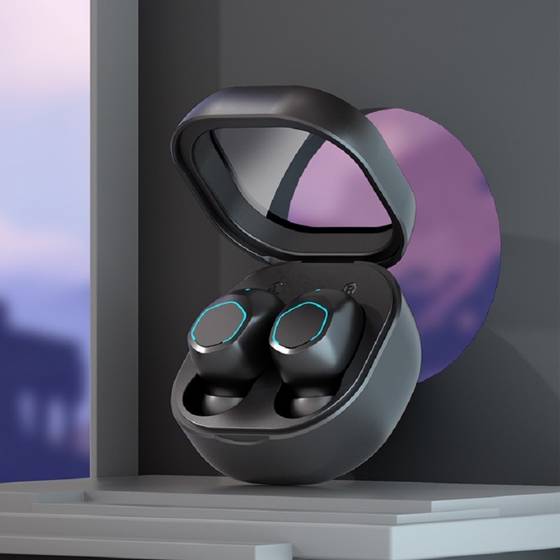 Bluetooth 5.2 TWS auricolare impermeabile Cancellazione automatica del rumore Tipo-c Ricarica veloce durata della batteria 5 ore F10 Driver dinamico