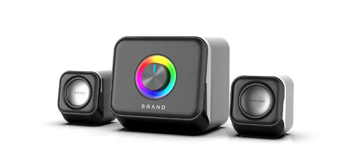 3W×2 Mid-tweeter+5W Bass 52mm Speaker 4Ω Impedenza 65dB SNR USB/Bluetooth Switching Per gli impiegati e gli studenti