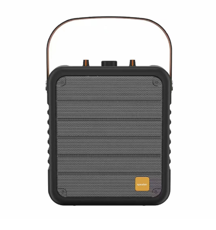 6Altoparlante da 5 pollici con 60 magneti, potenza da 8W 60Hz-16kHz batteria da 2400mAh Supporta Bluetooth AUX TF FM e riproduzione USB