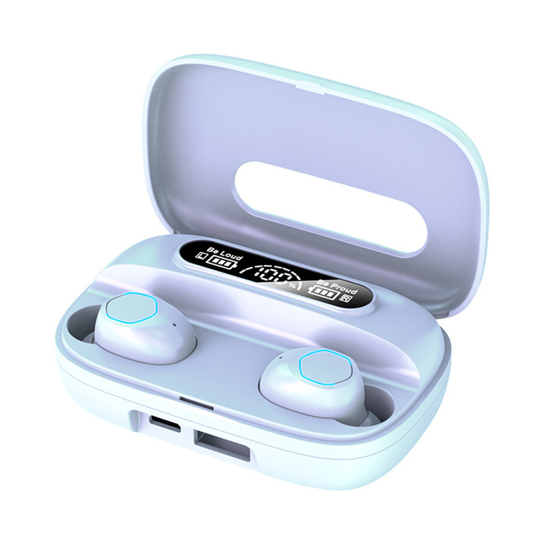 Bluetooth 5.1 Auricolare Supporta protocolli A2DP/AVRDP/HFP Auricolari 40mAh Cassa di ricarica 500mAh F10 Dynamic Drive per Business & Sport