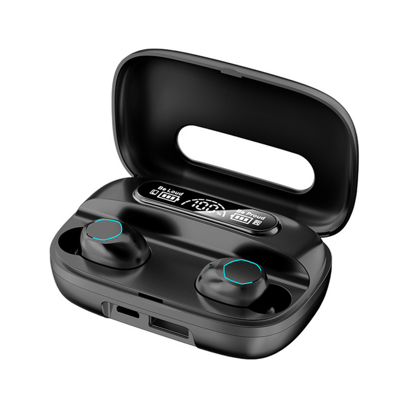 Bluetooth 5.1 Auricolare Supporta protocolli A2DP/AVRDP/HFP Auricolari 40mAh Cassa di ricarica 500mAh F10 Dynamic Drive per Business & Sport