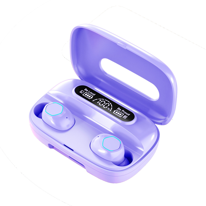 Bluetooth 5.1 Auricolare Supporta protocolli A2DP/AVRDP/HFP Auricolari 40mAh Cassa di ricarica 500mAh F10 Dynamic Drive per Business & Sport
