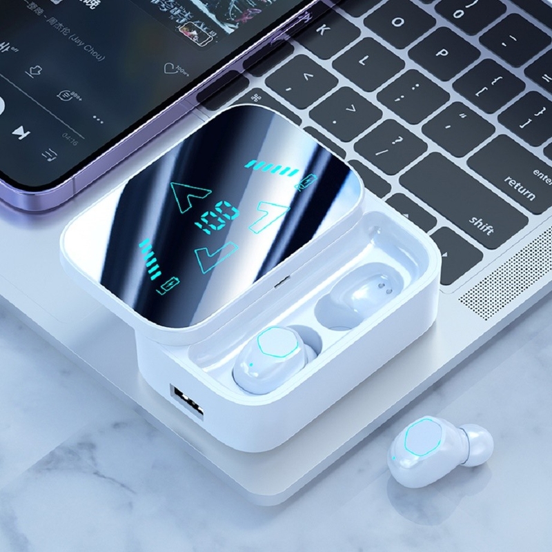 Display a specchio intelligente Bluetooth ad alta velocità 5.3 auricolare Batteria a tutte le condizioni idriche Per lo sport