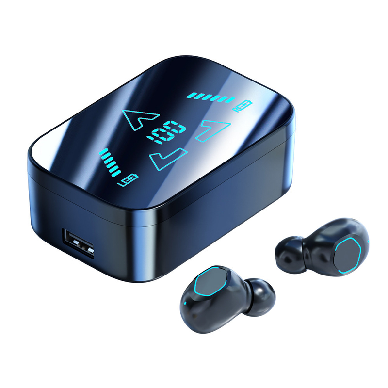 Display a specchio intelligente Bluetooth ad alta velocità 5.3 auricolare Batteria a tutte le condizioni idriche Per lo sport