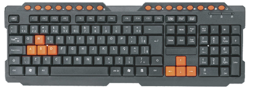 104+16 Hotkey Layout IPX4 impermeabile 1200DPI Motore ottico 72g Ergonomico 3D Grip Plug And Play Tastiere Mouse Combos Per E-sport Alberghi