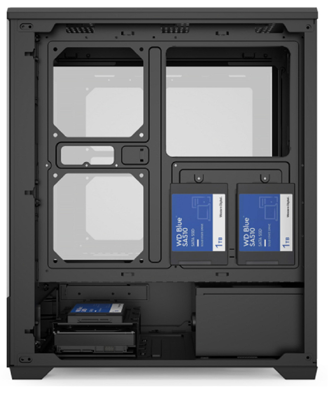 Supporta E-ATX / ATX / M-ATX 11 Fan Slots Computer Case Dual-mode Drive Bay, 0,6 mm SPCC Acciaio + pannello ABS per Hardcore Enthusiasts, Mod Builders
