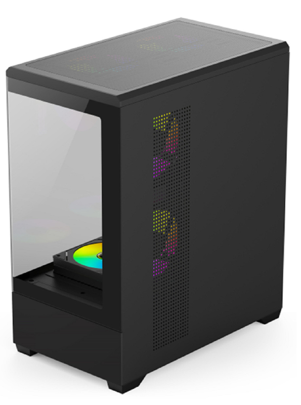 Supporta E-ATX / ATX / M-ATX 11 Fan Slots Computer Case Dual-mode Drive Bay, 0,6 mm SPCC Acciaio + pannello ABS per Hardcore Enthusiasts, Mod Builders