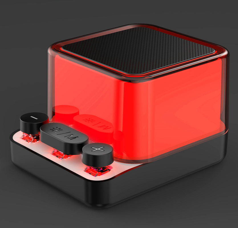 L'altoparlante Bluetooth 10W Power Black con batterie da 2400mAh/1200mAh/800mAh Supporta la riproduzione TF/FM e la scheda di memoria da 32GB