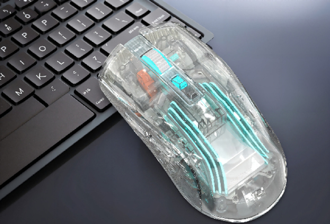 Mouse da gioco ergonomica a 7 chiavi 1200-3200DPI retroilluminazione arcobaleno per studenti di ufficio e intrattenimento