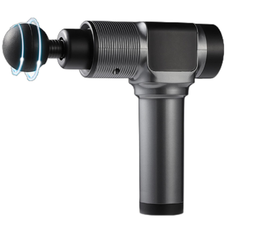 Pistola di massaggio muscolare motore a spazzola da 30W Livelli di velocità 15-53Hz Frequenza di recupero muscolare, schermo LCD 2500mAh Batteria al litio