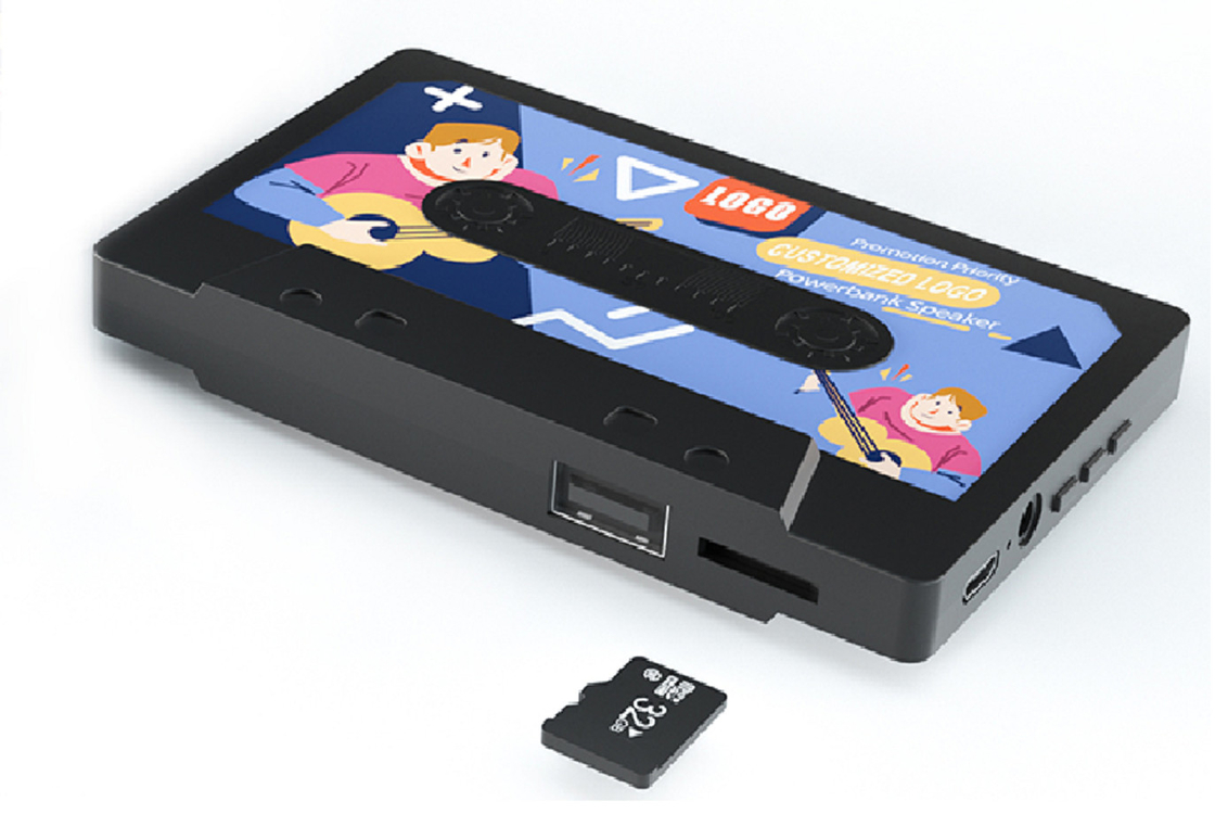 Bluetooth 5.0 TF Card Radio FM Supporta 32GB Carta di memoria 19mm Altoparlante a frequenza completa Stile minimalista di business