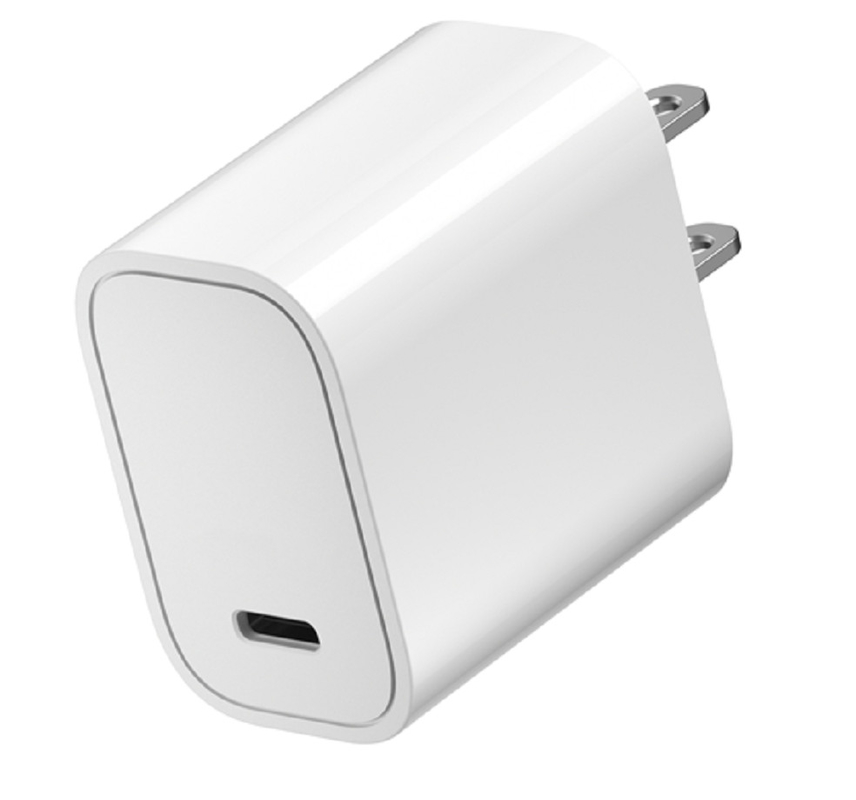 110-240V AC Input 20W PD Fast Charging Supporto PPS Disegno in bianco e nero Per viaggiatori d'affari e utenti internazionali