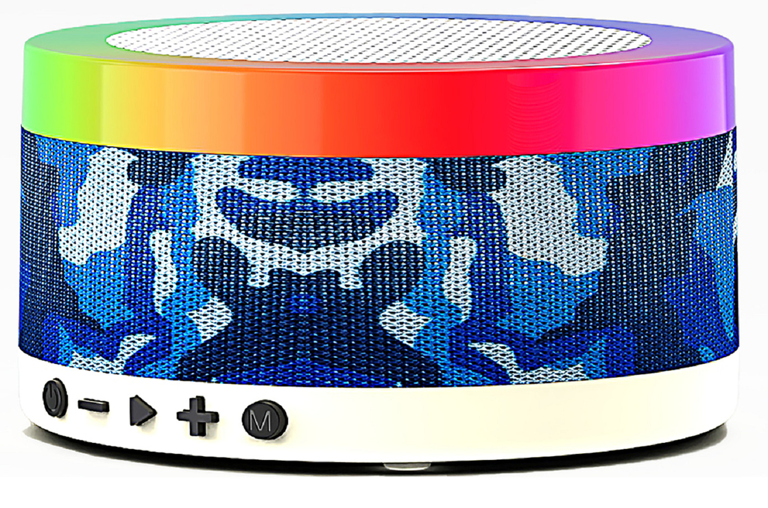 RMS 15W Potenza 102mm altoparlante Bluetooth TF Card USB Radio FM supporto 2400mAh Batteria luci colorate a LED con modalità multiple