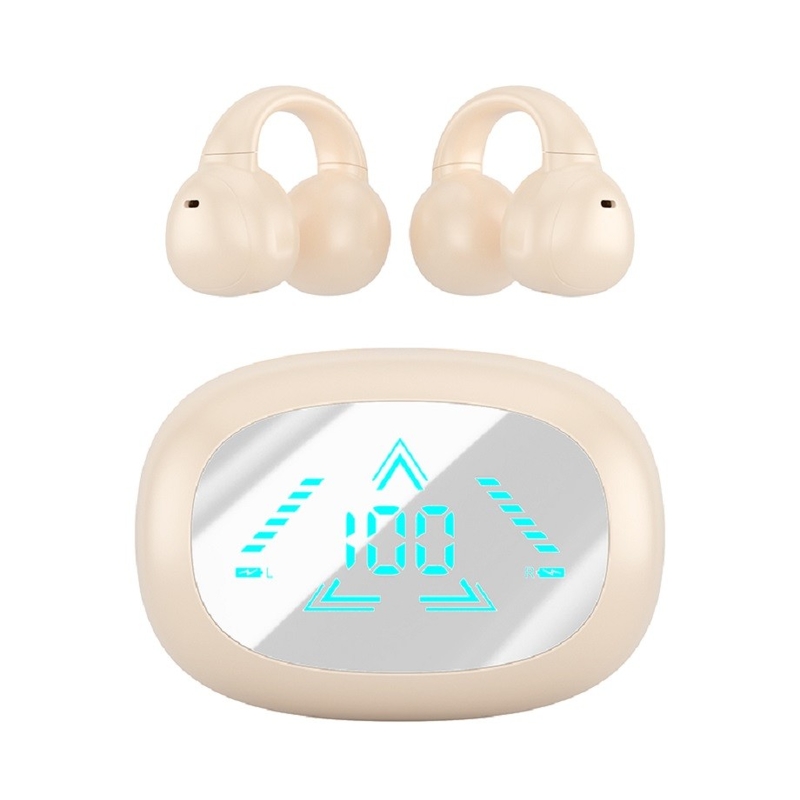 TWS Fully Open Wireless F13 Con Display LED Bluetooth 5.3 AAC/SBC Decoding 40mAh Auricolari + Cassa 400mAh Per gli uomini d'affari