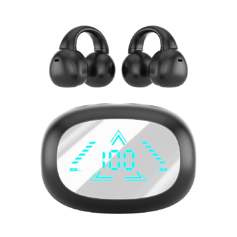 TWS Fully Open Wireless F13 Con Display LED Bluetooth 5.3 AAC/SBC Decoding 40mAh Auricolari + Cassa 400mAh Per gli uomini d'affari