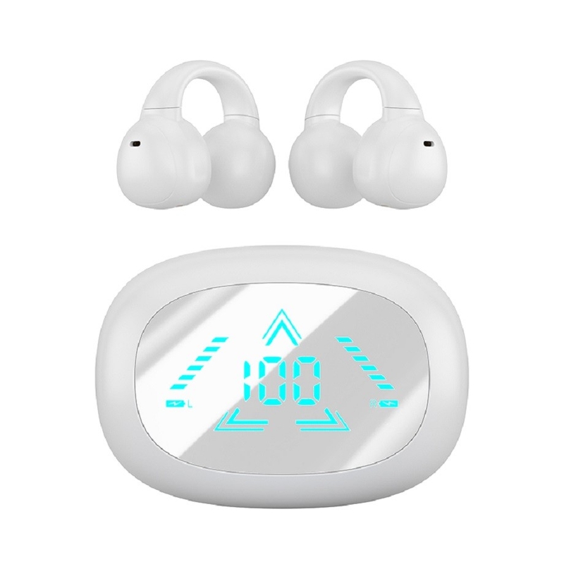 TWS Fully Open Wireless F13 Con Display LED Bluetooth 5.3 AAC/SBC Decoding 40mAh Auricolari + Cassa 400mAh Per gli uomini d'affari
