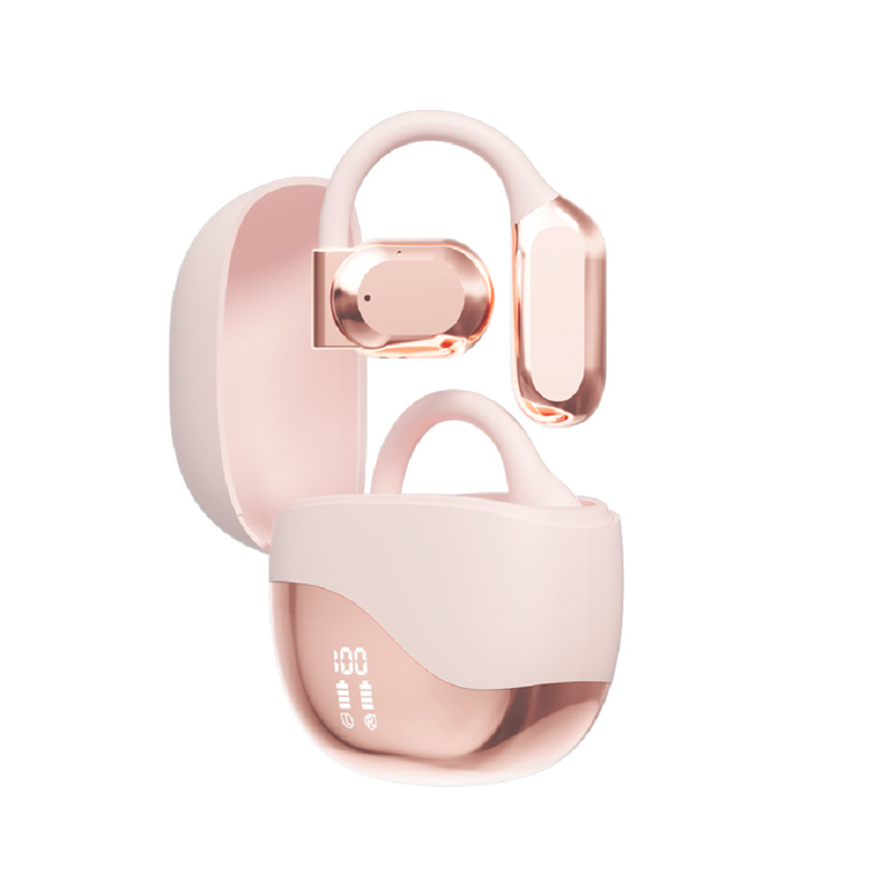 Bluetooth 5.4 auricolare con portata di 10 metri fino a 8-9 ore per chiamata Cassa di ricarica 300mAh Fornisce energia extra per i viaggi d'affari, ecc.