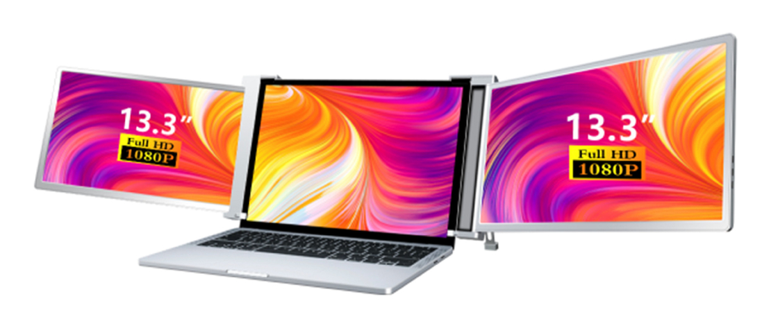 2 schermi IPS da 13,3 pollici per computer portatili PC telefoni cellulari e console di gioco supporto HDR 12 impostazioni linguistiche