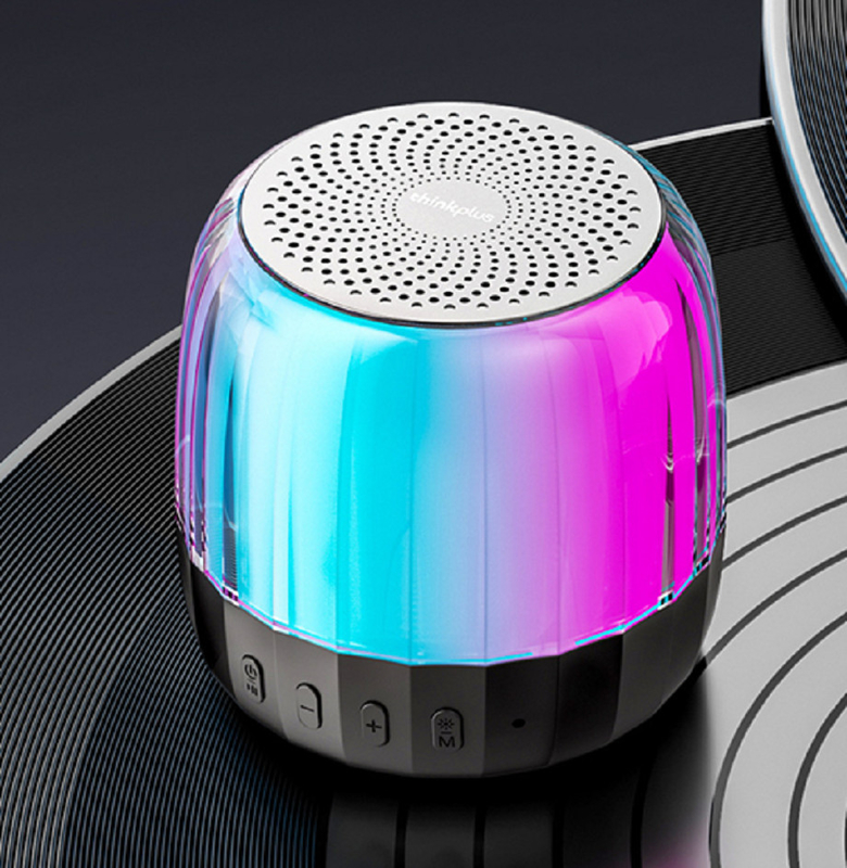 Bluetooth Speaker, potenza di uscita 15W RMS, altoparlante da 89 mm. Supporta BT, schede TF (fino a 32 GB), radio FM e luci colorate, per appassionati di outdoor, ecc.