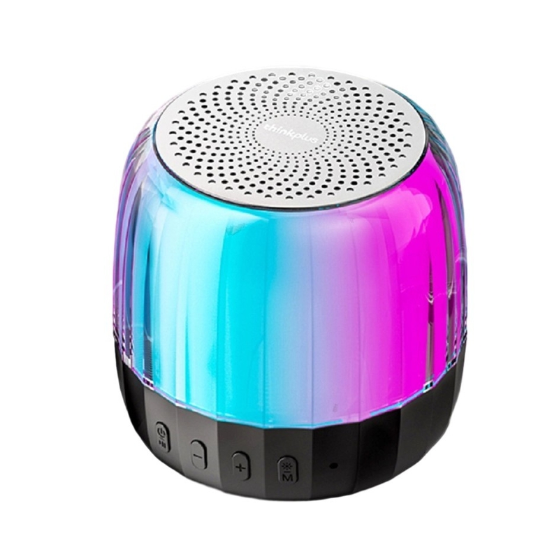 Bluetooth Speaker, potenza di uscita 15W RMS, altoparlante da 89 mm. Supporta BT, schede TF (fino a 32 GB), radio FM e luci colorate, per appassionati di outdoor, ecc.