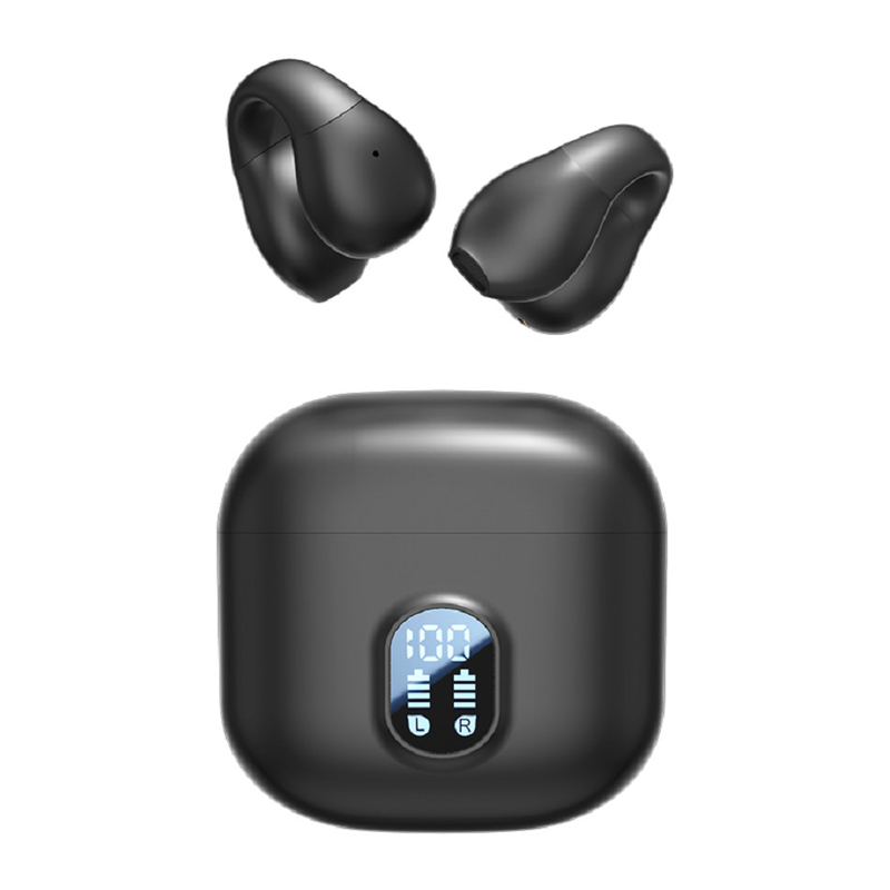 Auricolari Bluetooth 5.4 TWS con codec AAC SBC, 6 ore di gioco e custodia di ricarica da 200 mAh per spostamenti, sport e affari