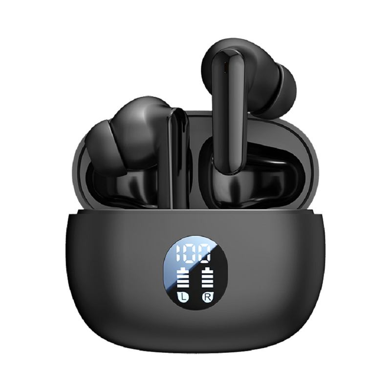 Bluetooth 5.4 TWS Earbuds, altoparlante F10, supporto AAC/SBC, design in colore nero/bianco/pelle, adatto per uso aziendale, sportivo, ufficio e studentesco