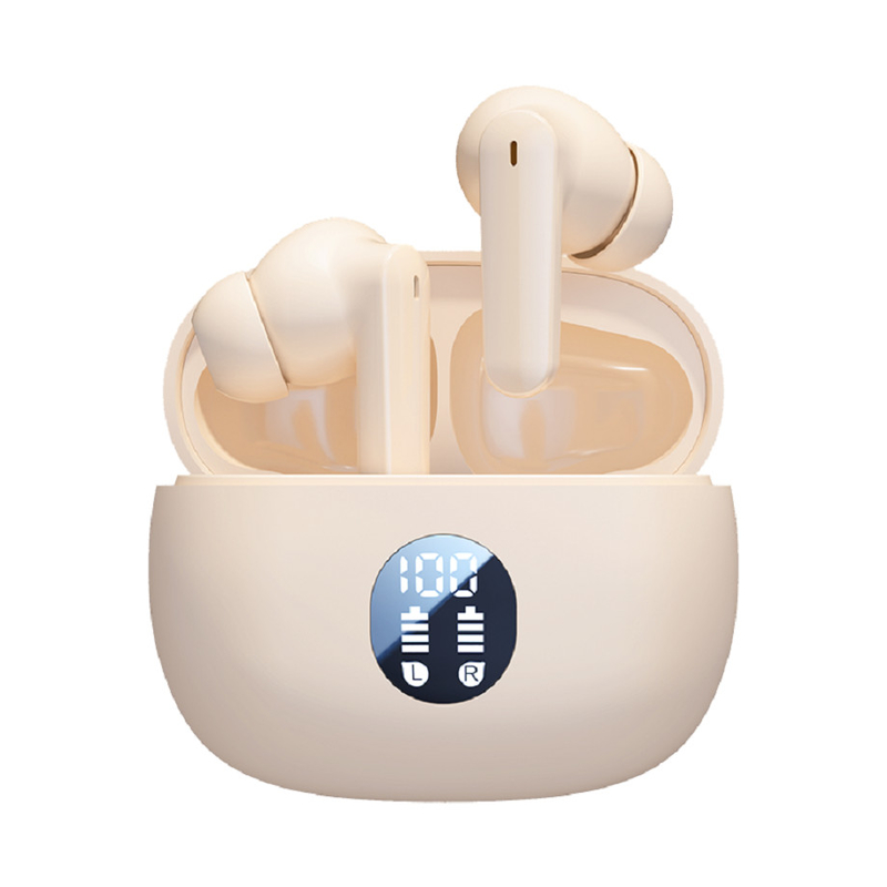 Bluetooth 5.4 TWS Earbuds, altoparlante F10, supporto AAC/SBC, design in colore nero/bianco/pelle, adatto per uso aziendale, sportivo, ufficio e studentesco