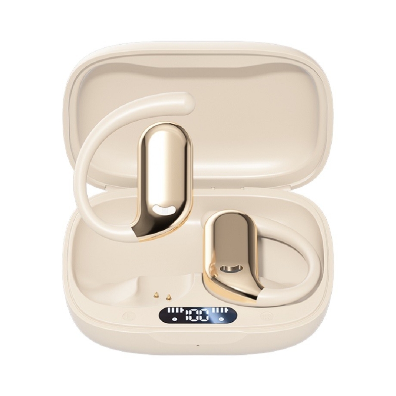 Bluetooth 5.4 TWS Earbuds F14 altoparlante ad anello di rame, AAC/SBC, 6H Playtime & 200mAh Case di ricarica