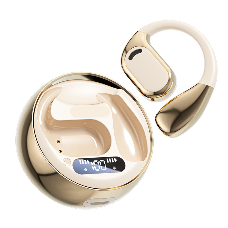 Auricolari Bluetooth 5.4 TWS con altoparlanti a diaframma in titanio, 6 ore di gioco e cassa di ricarica da 300 mAh