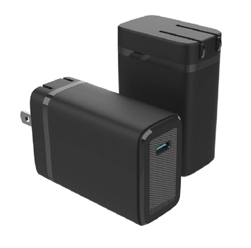 Caricabatterie cellulari veloci, tecnologia GaN, ricarica rapida 45W PD, 110-240V, porta USB-C