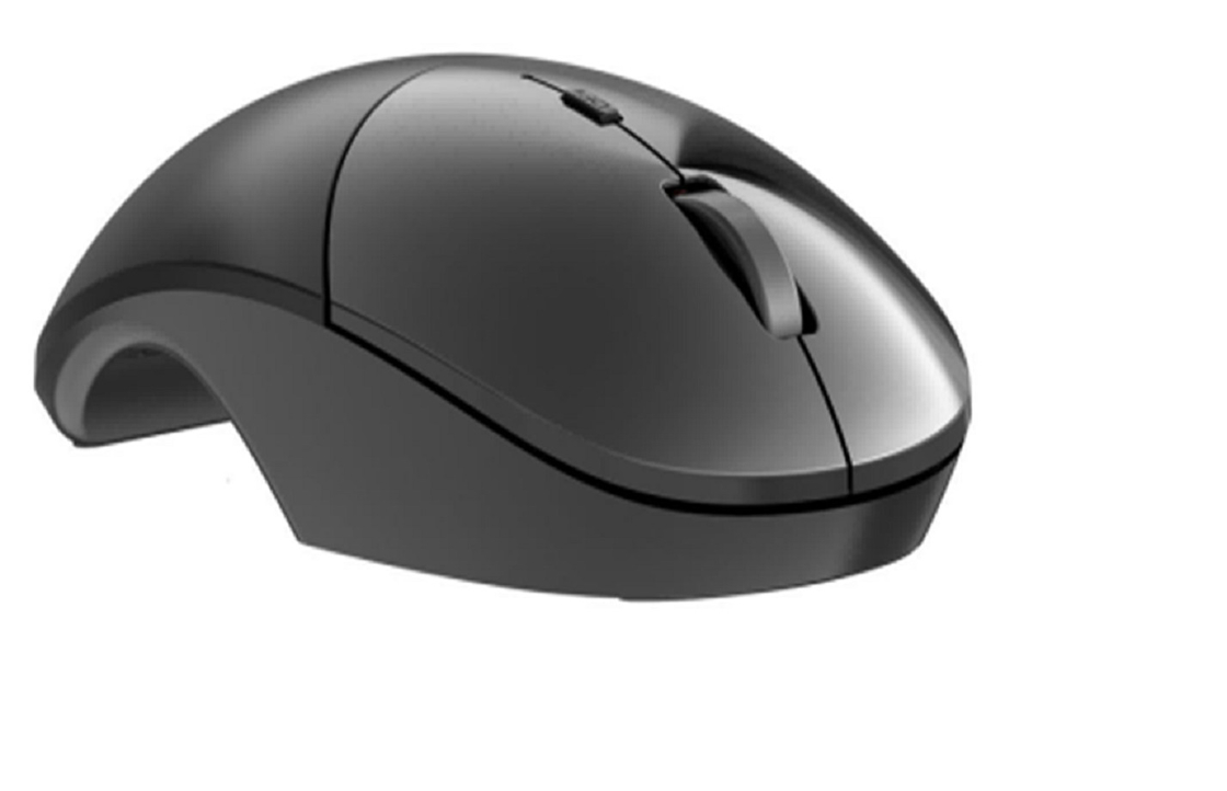 Mouse wireless 2.4G con più sistemi, 4 pulsanti, 1200 DPI, durata di 3 milioni di clic
