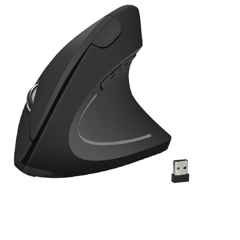 2Mouse ricaricabile wireless.4G con 5 milioni di clic Durata di vita 800-1200-1600 DPI 6 pulsanti Compatibile con laptop Desktop