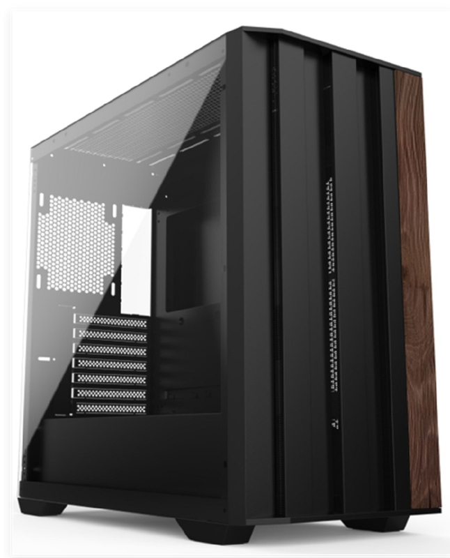 Case da gioco Full-Tower EATX SPCC+ABS+Struttura in legno Frontale Dual USB 1.0+USB 3.0+Type-C Supporto opzionale per triplo raffreddamento a liquido