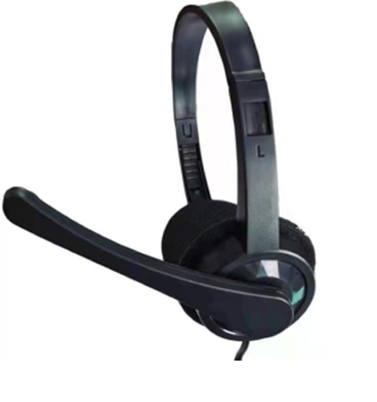 Auricolari cablati Auricolari stereo ad alta sensibilità con microfono Auricolari stereo cablati da 3,5 mm con microfono omnidirezionale