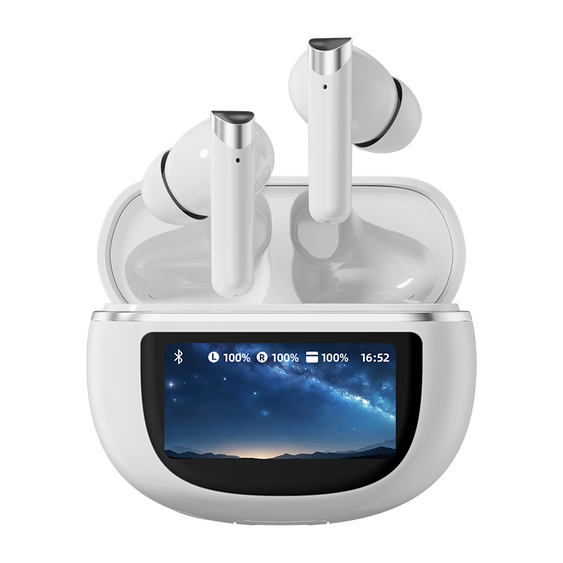 Auricolari wireless Bluetooth 5.4 Touch-Control ANC Auricolare 500mAh Fast Charge TWS Nero Bianco Complessone