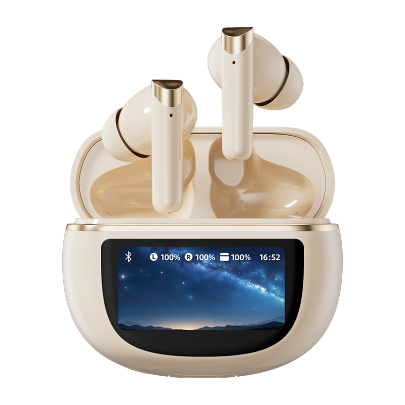 Auricolari wireless Bluetooth 5.4 Touch-Control ANC Auricolare 500mAh Fast Charge TWS Nero Bianco Complessone