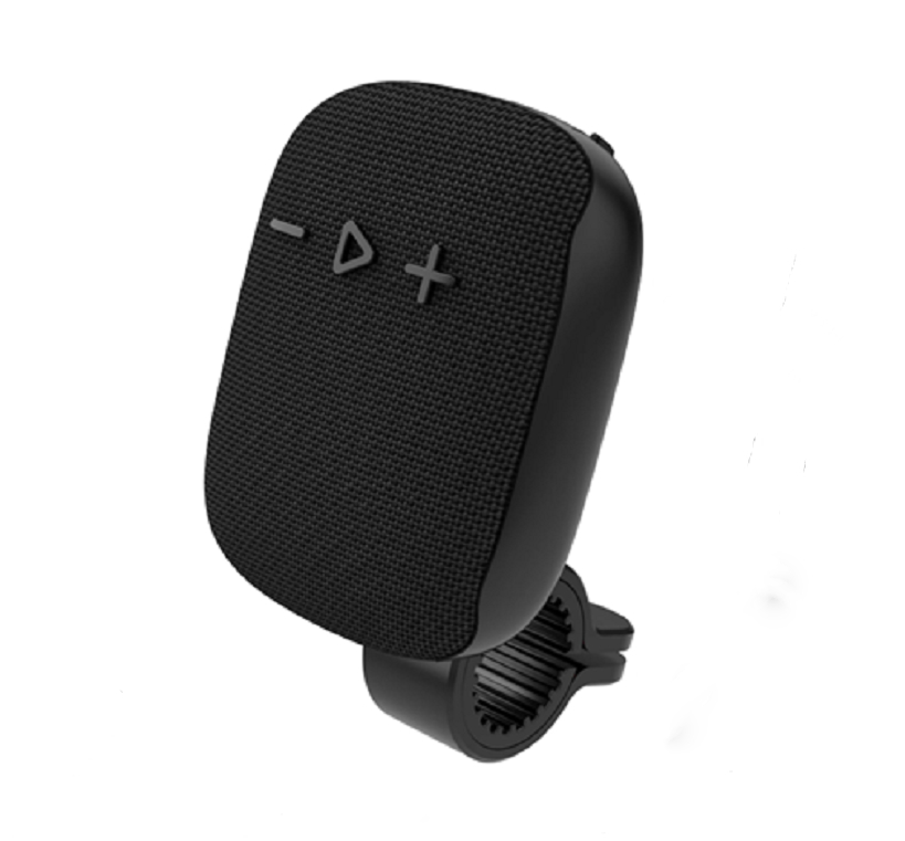 Altoparlante Bluetooth 5.3, Driver da 5W 45MM, Batteria da 400mAh, Materiale ABS+Tessuto+silicone, Riproduzione TF/FM/USB e chiamate (nero, rosso, blu)