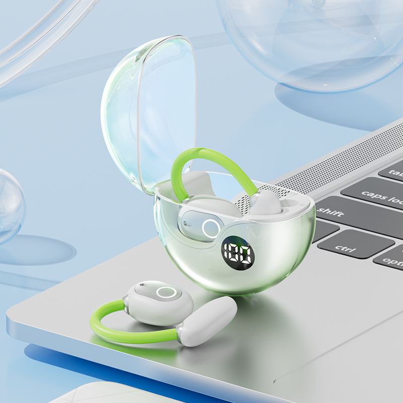 Auricolari ETEK Bluetooth 5.4 TWS con sensibilità 115dB, cella auricolare da 40mAh + custodia da 200mAh (scheda di protezione), altoparlante F13