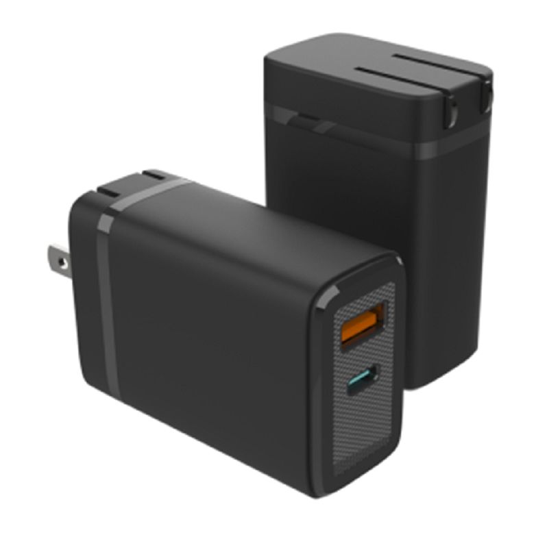 La tecnologia ETEK GaN consente un caricabatterie veloce efficiente e una allocazione di potenza intelligente attraverso due porte 1 USB-C + 1 USB-A